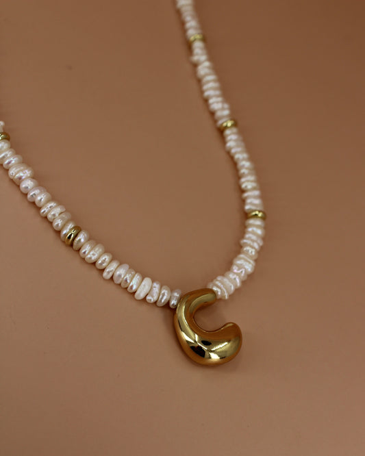 The Perla Initial Necklace