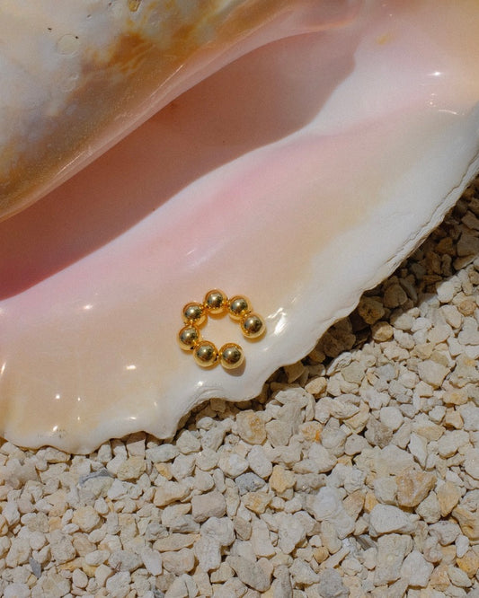 gold trendy stylish ear cuff