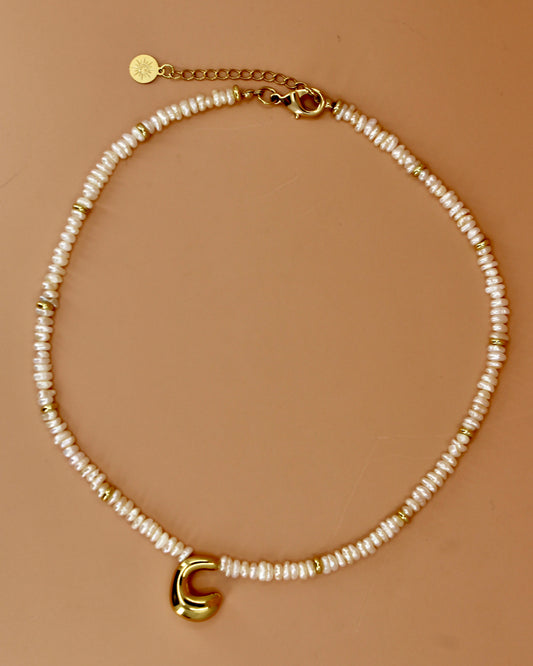 The Perla Initial Necklace